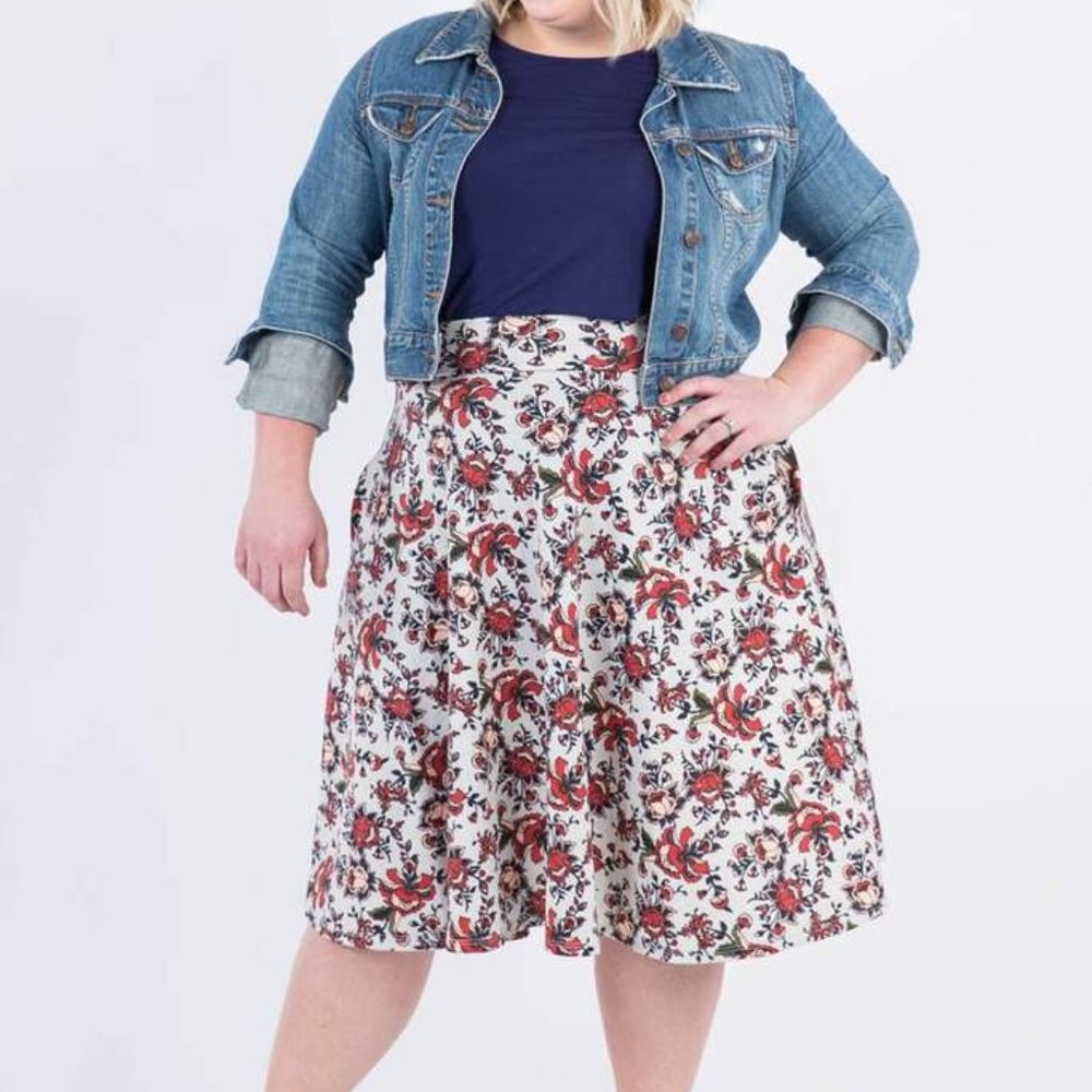 Midi Skirt  with Pockets